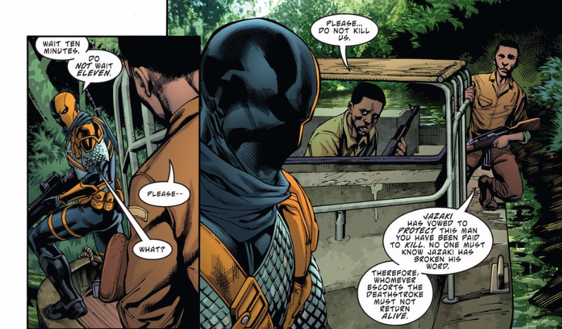 Illustration for article titled Deathstroke Gets Back to Being DC Comics’ Biggest Asshole